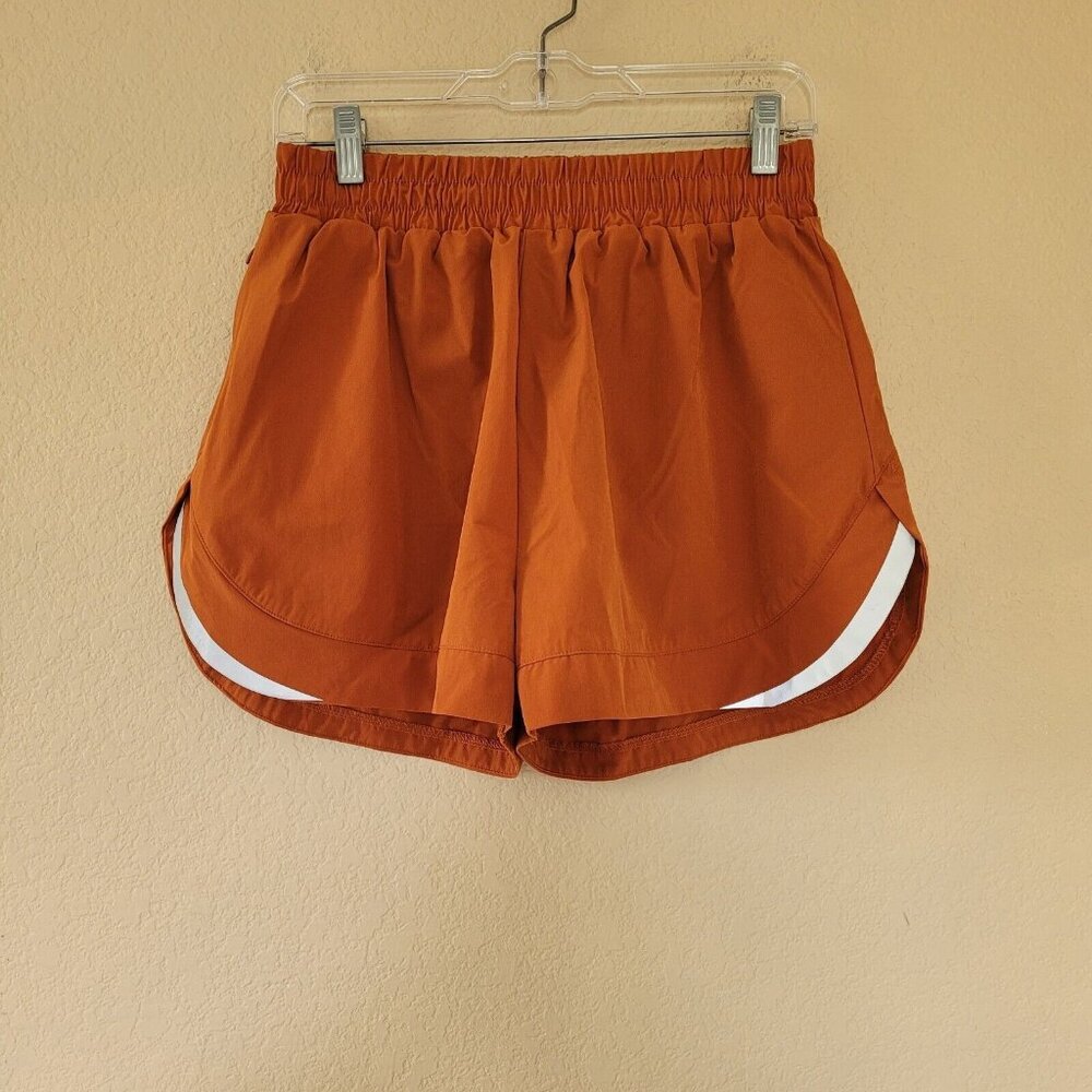 Alphalete Womens Infinity Stride Running Short Size Large Reflective Lined  EUC